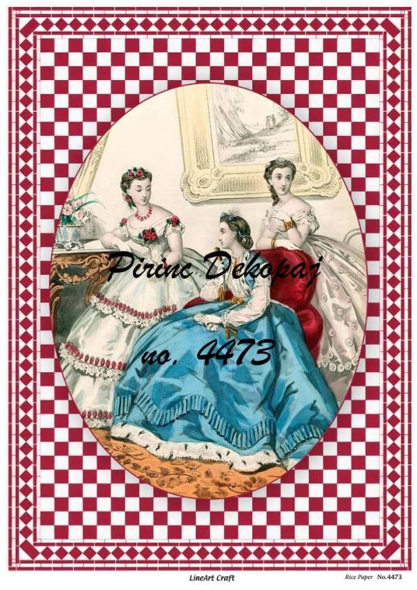 Karolu Vintage Desenli Pirinç Dekopaj Model : 4473 - 1