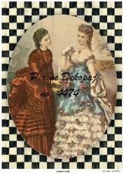 Karolu Vintage Desenli Pirinç Dekopaj Model : 4474 - Line Art