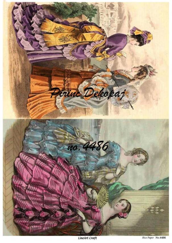 Karolu Vintage Desenli Pirinç Dekopaj Model : 4486 - 1