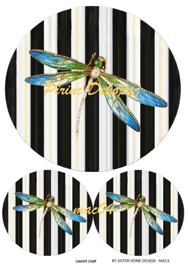 Karolu Yusufcuk Desenli Pirinç Dekopaj Model : mac04 - 1