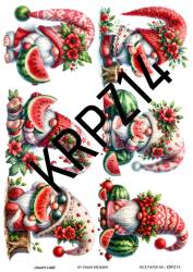 Karpuz Desenli Pirinç Dekopaj Model : KRPZ14 - Line Art