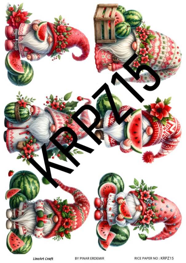 Karpuz Desenli Pirinç Dekopaj Model : KRPZ15 - 1