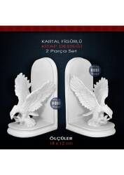Kartal Figürlü Kitap Desteği Seti (2 Parça) - Tual Hobi Sanat