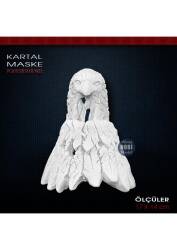 Kartal Maske Biblo Heykeli (17x14 cm) Ham Polyester - Tual Hobi Sanat