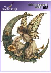 Kelebek Desenli Kumaş Transfer Kağıdı LNT-K108 (20x20 cm) - Line Art