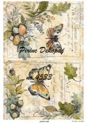 Kelebek Desenli Pirinç Dekopaj Model : 4533 - Line Art