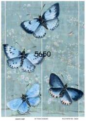Kelebek Desenli Pirinç Dekopaj Model : 5650 - Line Art