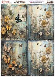 Kelebek Desenli Pirinç Dekopaj Model : PT 0243 - Tual Hobi Craft İst