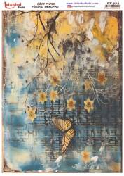 Kelebek Desenli Pirinç Dekopaj Model : PT 0324 - Tual Hobi Craft İst