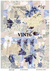 Kelebek ve Çiçek Desenli Pirinç Dekopaj Model : VIN16 - Line Art