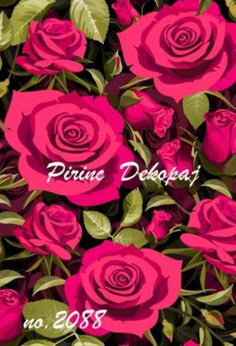 Kırmızı Gül Desenli Pirinç Dekopaj Model : 2088 - 1