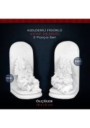 Kızılderili Figürlü Kitap Desteği Seti (2 Parça) - Tual Hobi Sanat