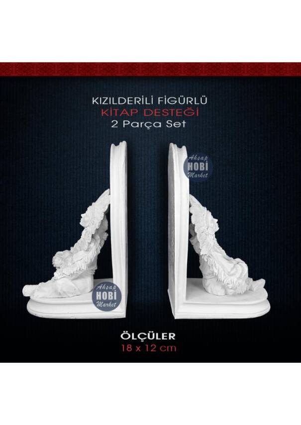 Kızılderili Figürlü Kitap Desteği Seti (2 Parça) - 3