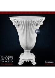 Klasik Antik Vazo (29x21 cm) Ham Polyester - Tual Hobi Sanat
