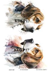 Köpek Desenli Pirinç Dekopaj Model : KDKP17 - Line Art