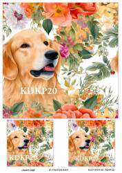 Köpek Desenli Pirinç Dekopaj Model : KDKP20 - Line Art
