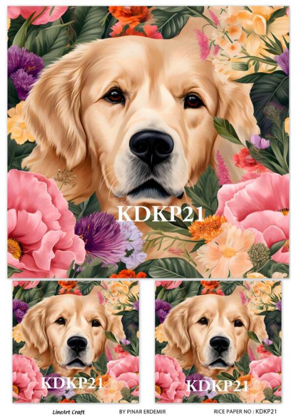 Köpek Desenli Pirinç Dekopaj Model : KDKP21 - 1