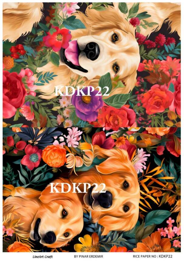 Köpek Desenli Pirinç Dekopaj Model : KDKP22 - 1
