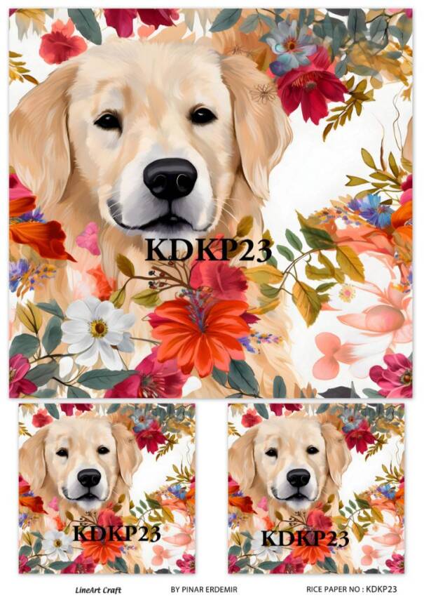 Köpek Desenli Pirinç Dekopaj Model : KDKP23 - 1