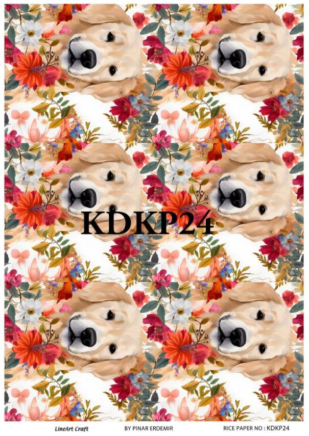 Köpek Desenli Pirinç Dekopaj Model : KDKP24 - 1