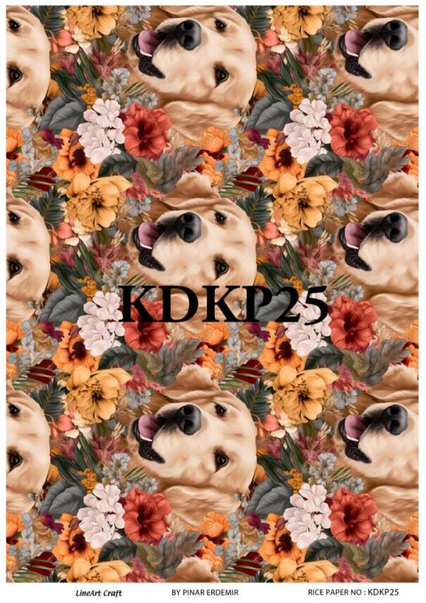 Köpek Desenli Pirinç Dekopaj Model : KDKP25 - 1