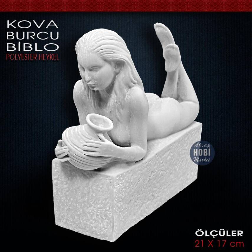 Kova Burcu Biblo Heykeli (21x17 cm) Ham Polyester - 2