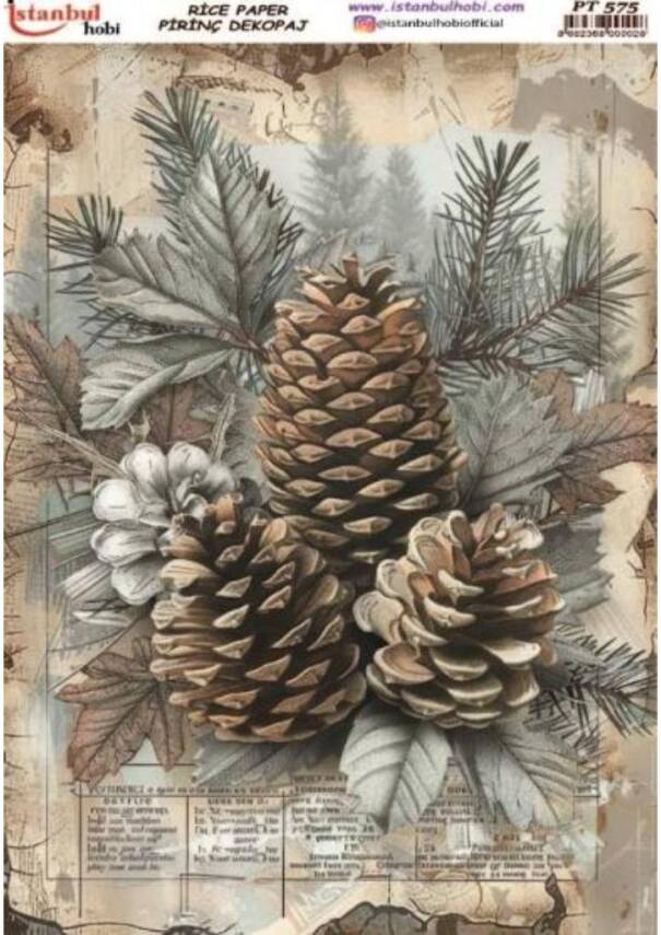 Kozalak Desenli Pirinç Dekopaj Model : PT 0575 - 1