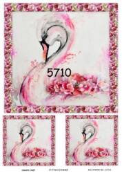 Kuğu Desenli Pirinç Dekopaj Model : 5710 - Line Art