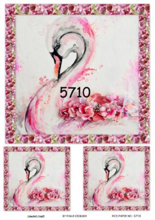 Kuğu Desenli Pirinç Dekopaj Model : 5710 - 1