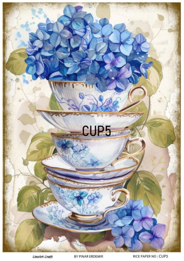Kupa Desenli Pirinç Dekopaj Model : CUP05 - 1