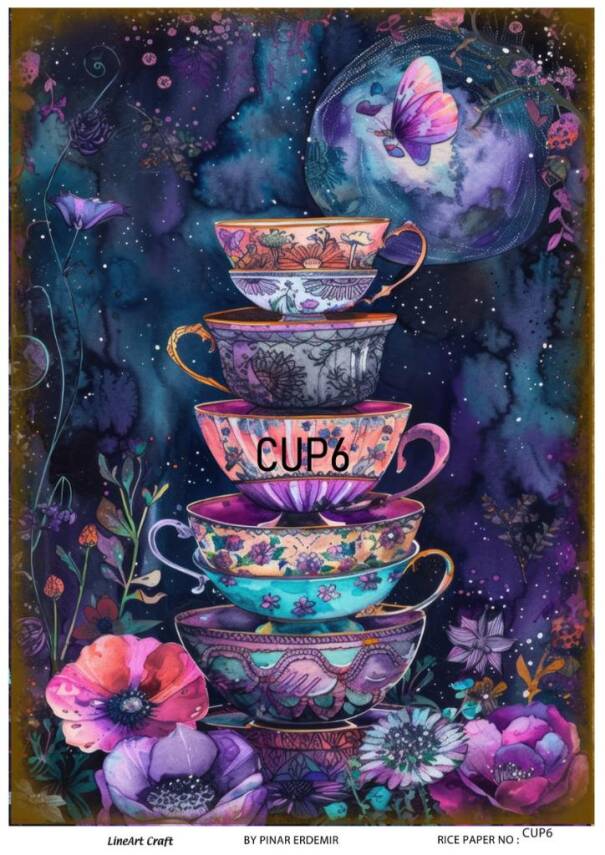 Kupa Desenli Pirinç Dekopaj Model : CUP06 - 1