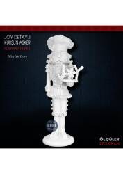 Kurşun Asker Joy Detaylı Biblo (27x9 cm) Ham Polyester - 3