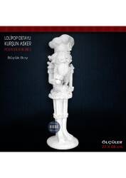 Kurşun Asker Lolipop Detaylı Biblo (27x8 cm) Ham Polyester - 3