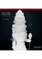 Kurşun Asker Pasta Şapkalı Büyük Heykel (55x16 cm) Ham Polyester - 3