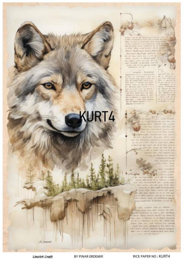 Kurt Desenli Pirinç Dekopaj Model : KURT04 - 1