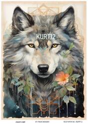 Kurt Desenli Pirinç Dekopaj Model : KURT12 - Line Art