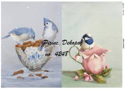 Kuş Desenli Pirinç Dekopaj Model : 4248 - Line Art