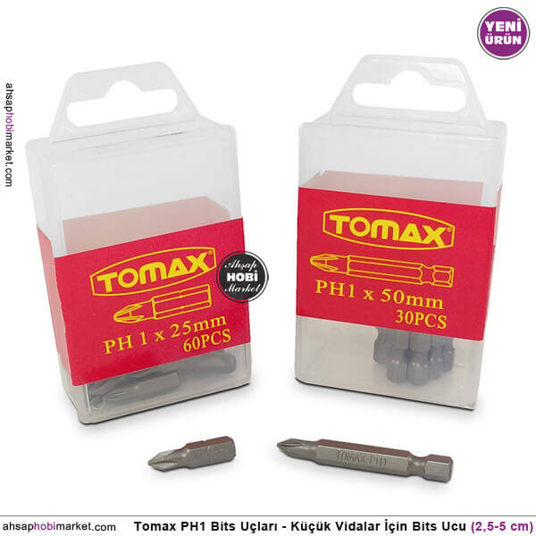 Kutu Klips ve Ayakları İçin Yıldız Bits Ucu Tomax PH1 50mm - 2
