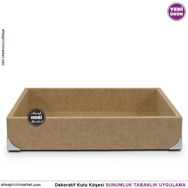 Kutu Köşe Koruyucu Köşebent (15x15 mm) Parlak Gümüş - 3