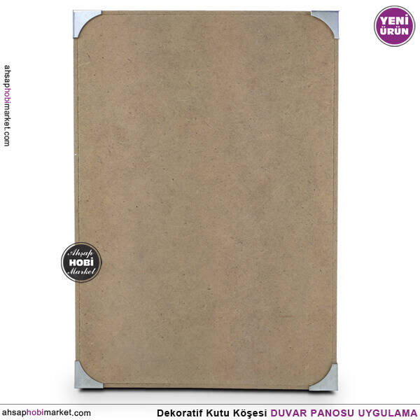 Kutu Köşe Koruyucu Köşebent (15x15 mm) Parlak Gümüş - 4