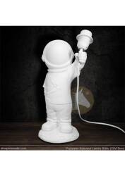 Lamba Tutan Astronot Çocuk Aplik Biblo (37x19 cm) Ham Polyester - Tual Hobi Sanat