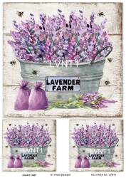 Lavanta Desenli Pirinç Dekopaj Model : LVNT01 - Line Art