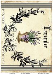 Lavanta Desenli Pirinç Dekopaj Model : LVNT07 - Line Art