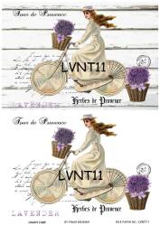 Lavanta Desenli Pirinç Dekopaj Model : LVNT11 - Line Art