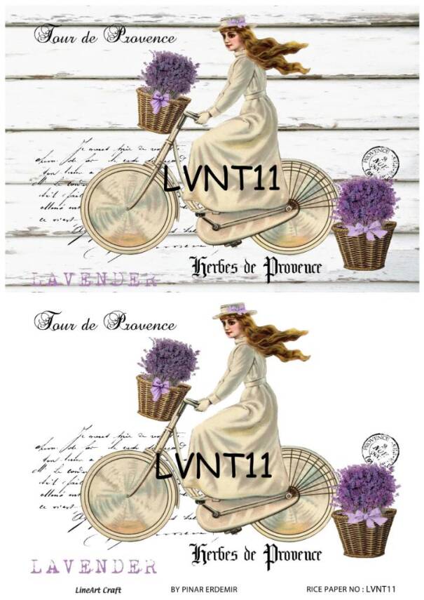 Lavanta Desenli Pirinç Dekopaj Model : LVNT11 - 1