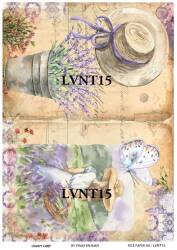 Lavanta Desenli Pirinç Dekopaj Model : LVNT15 - Line Art