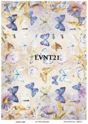 Lavanta Desenli Pirinç Dekopaj Model : LVNT21 - Line Art