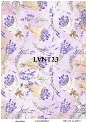 Lavanta Desenli Pirinç Dekopaj Model : LVNT23 - Line Art
