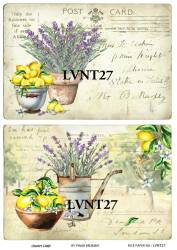 Lavanta Desenli Pirinç Dekopaj Model : LVNT27 - Line Art