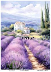 Lavanta Desenli Pirinç Dekopaj Model : LVNT32 - Line Art